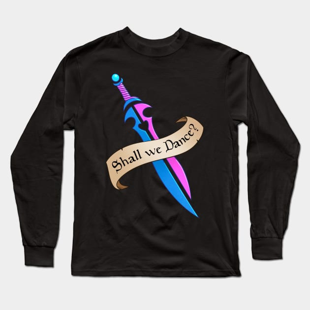 Shall We Dance? Long Sleeve T-Shirt by Necrovert